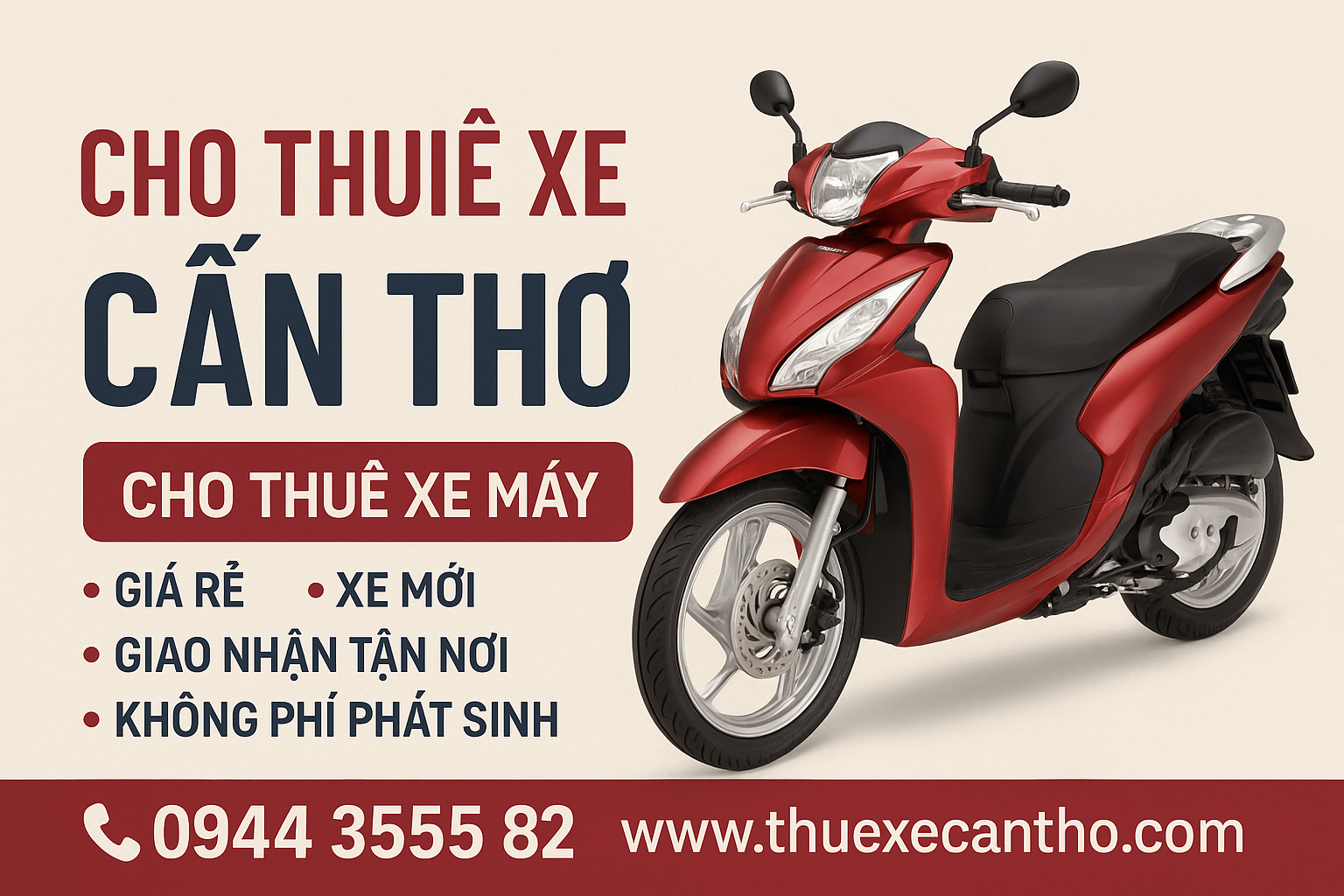 thuê xe máy ninh kiều